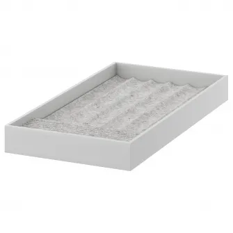 IKEA KOMPLEMENT Organizator bijuterii, gri, 25x53x5 cm