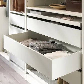 IKEA KOMPLEMENT Sertar, alb, 100x58 cm