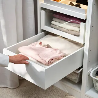 IKEA KOMPLEMENT Sertar, alb, 50x58 cm