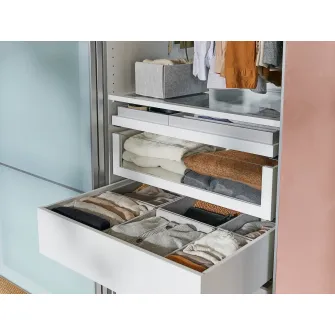 IKEA KOMPLEMENT Sertar, alb, 75x58 cm