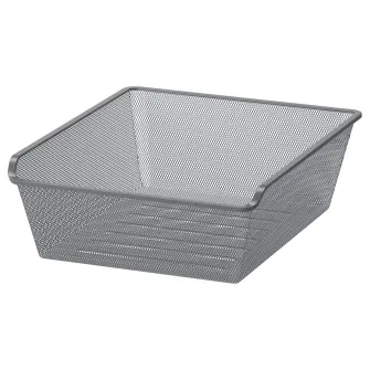IKEA KOMPLEMENT Cos metalic, gri inchis, 50x58 cm