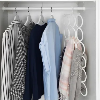 IKEA KOMPLEMENT Cuier multifunctional, alb