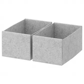 IKEA KOMPLEMENT Cutie, gri, 15x27x12 cm