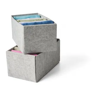 IKEA KOMPLEMENT Cutie, gri, 15x27x12 cm