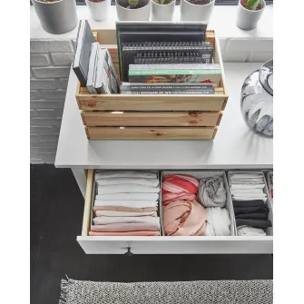 IKEA KOMPLEMENT Cutie, gri, 25x27x12 cm