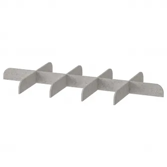 IKEA KOMPLEMENT Organizator sertar culisant, gri, 75x35 cm