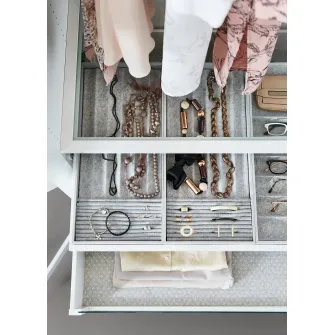 IKEA KOMPLEMENT Organizator sertar, gri, 50x58 cm