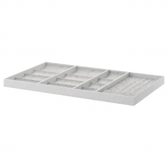 IKEA KOMPLEMENT Organizator sertar, gri, 100x58 cm