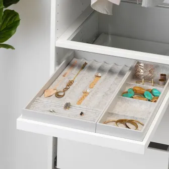 IKEA KOMPLEMENT Organizator sertar, gri, 50x58 cm