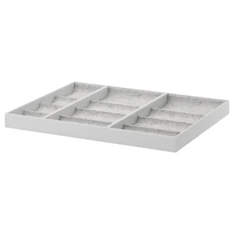 IKEA KOMPLEMENT Organizator sertar, gri, 75x58 cm