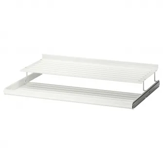 IKEA KOMPLEMENT Polita glisanta pantofi, alb, 100x58 cm