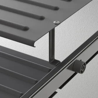 IKEA KOMPLEMENT Polita glisanta pantofi, gri inchis, 75x58 cm