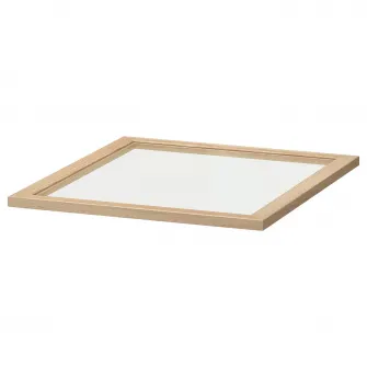 IKEA KOMPLEMENT Polita sticla, aspect stejar antichizat, 50x58 cm