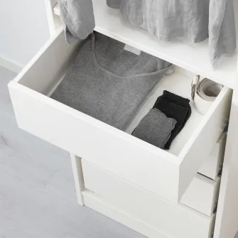 IKEA KOMPLEMENT Sertar, alb, 50x35 cm