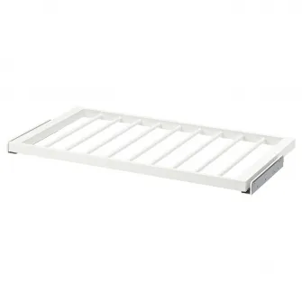 IKEA KOMPLEMENT Umeras pantaloni culisant, alb, 100x58 cm