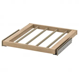 IKEA KOMPLEMENT Umeras pantaloni culisant, aspect stejar antichizat, 50x58 cm
