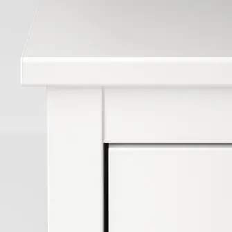 IKEA KOPPANG Comoda 3 sertare, alb, 90x83 cm