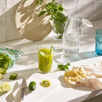 IKEA KORKEN Sticla cu capac, sticla transparenta, 1 l