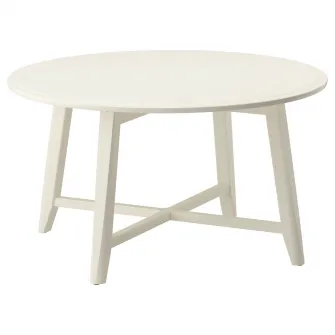 IKEA KRAGSTA Masuta cafea, alb, 90 cm