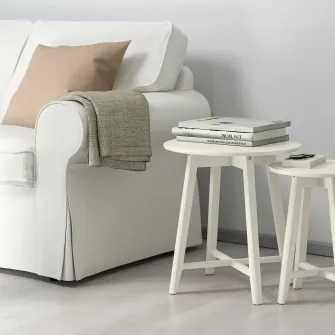 IKEA KRAGSTA Set 2 mese, alb