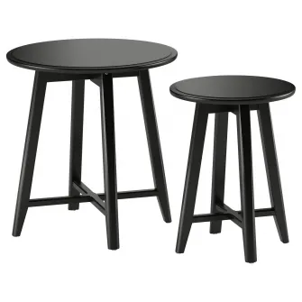 IKEA KRAGSTA Set 2 mese, negru
