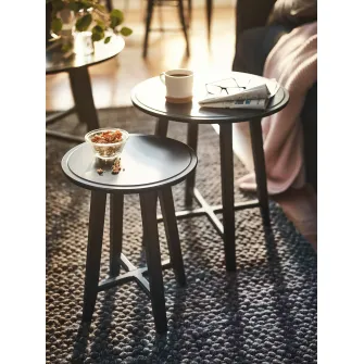 IKEA KRAGSTA Set 2 mese, negru