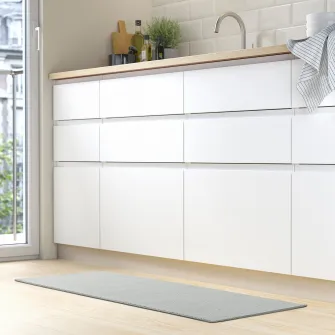 IKEA KÖRFÄLT Covoras bucatarie, gri, 45x120 cm