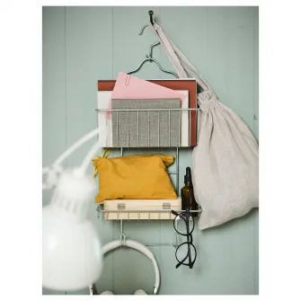 IKEA KROKFJORDEN Cuier dus 2 niveluri, zincat, 24x53 cm