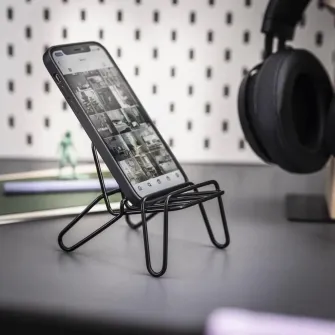 IKEA KRUBBET Suport telefon mobil, negru