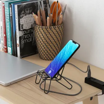 IKEA KRUBBET Suport telefon mobil, negru