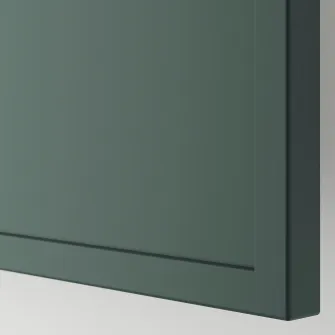 IKEA KRUKMAKARE Front sertar, gri inchis-verde, 60x26 cm