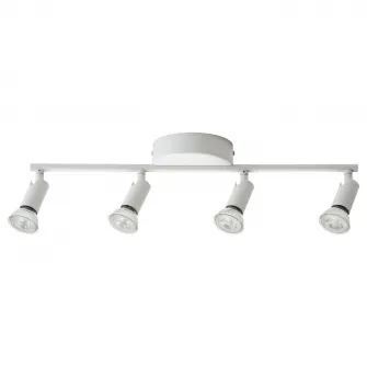 IKEA KRUSNATE Plafoniera 4 spoturi, alb
