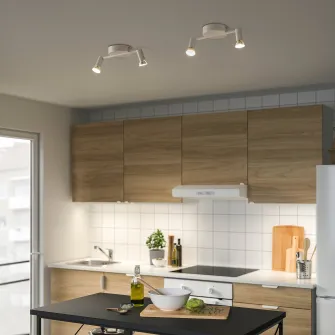 IKEA KRUSNATE Plafoniera cu 2 spoturi, alb