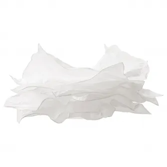 IKEA KRUSNING Abajur lustra, alb, 43 cm