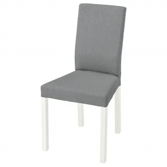 IKEA KÄTTIL Scaun, alb/Knisa gri
