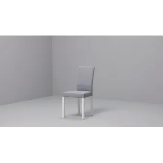 IKEA KÄTTIL Scaun, alb/Knisa gri