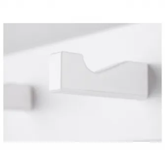 IKEA KUBBIS Cuier 3 agatatori, alb