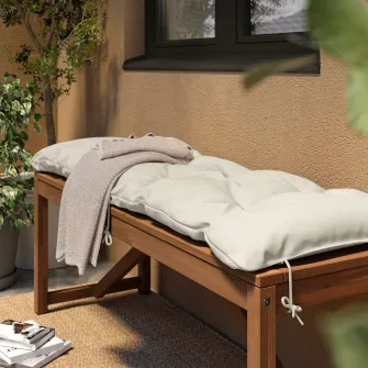 IKEA KUDDARNA Perna banca, exterior, gri deschis-bej, 120x40 cm
