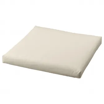 IKEA KUDDARNA Perna sezut exterior, gri deschis-bej, 62x62 cm