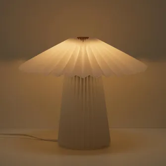 IKEA KUDDLAVA Veioza, plisat alb, 28 cm