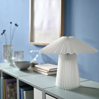IKEA KUDDLAVA Veioza, plisat alb, 28 cm