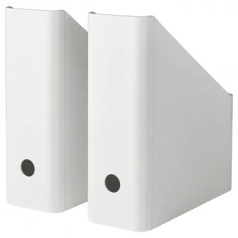IKEA KUGGIS Biblioraft, alb