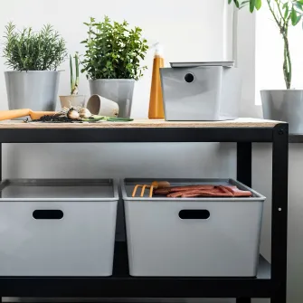 IKEA KUGGIS Capac, gri, 37x54 cm