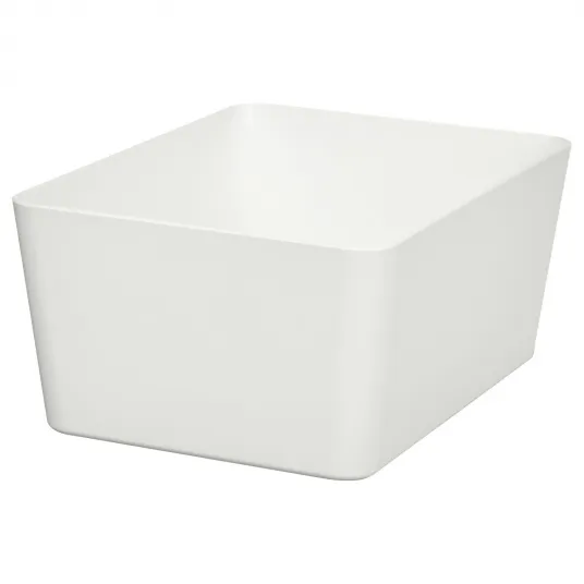 IKEA KUGGIS Cutie, alb, 13x18x8 cm