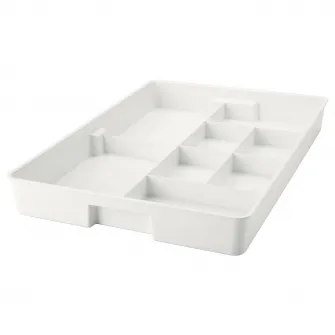 IKEA KUGGIS Organizator 8 compartimente, alb