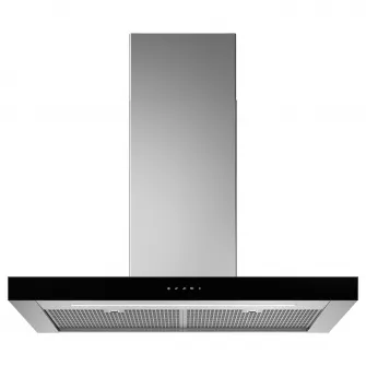 IKEA KULINARISK Hota perete, inox/sticla, 90 cm