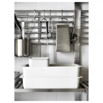 IKEA KUNGSFORS Gratar perete, inox
