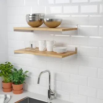 IKEA KUNGSFORS Polita, bambus, 60 cm