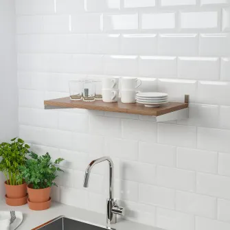 IKEA KUNGSFORS Polita, furnir frasin, 60 cm