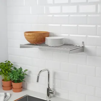IKEA KUNGSFORS Polita, inox, 60 cm
